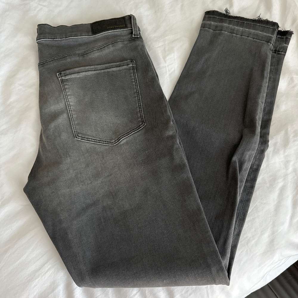 Hugo Boss Orange J10 Mid rise skinny Gray Jean